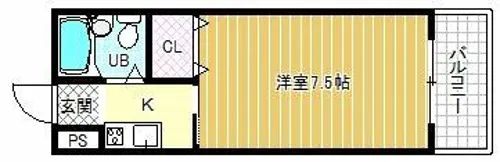 ラ・メゾンMEISO【2階】の間取り