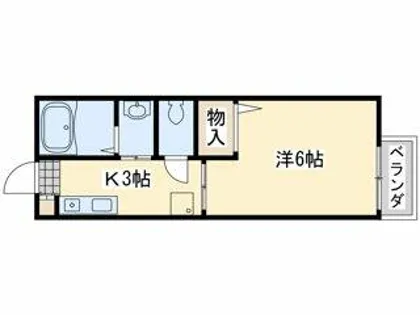 シャーロットタウン【1階】の間取り