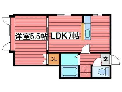 アーバンコート南郷1【3階】の間取り