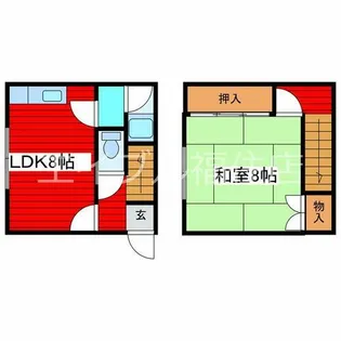 笹川マンション【2階】の間取り