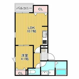 GRAN TOYONAKA【1階】の間取り