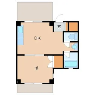 桜木マンション【4階】の間取り