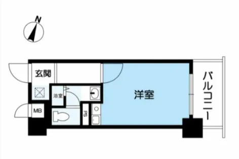 藤和シティホームズ灘【506号室】の間取り