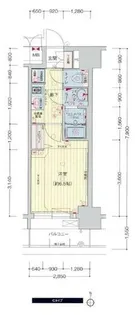 プレサンスNAGOYA本陣【3階】の間取り