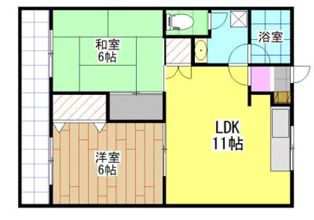 ロイヤルシャトー片山【2階】の間取り