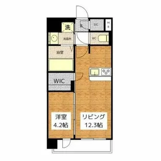 Ceres Daimon【5階】の間取り