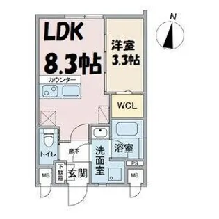 CrossRoad SasashimaLive【3階】の間取り