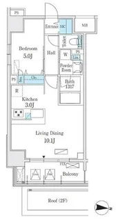 L&Cレジデンス鶴舞公園【10階】の間取り
