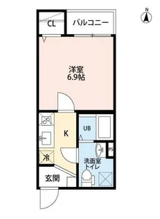 アルストロメリア栄生【2階】の間取り