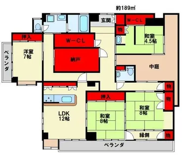 福岡県北九州市戸畑区浅生3丁目【マンション】の間取り