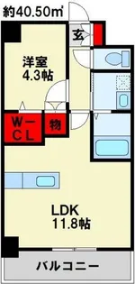 福岡県北九州市小倉北区中井口【マンション】の間取り