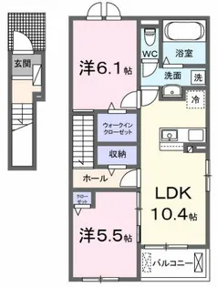 グランツ・マルシバ 6【2階】の間取り