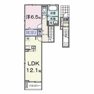 リーフ【2階】の間取り