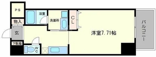 ロイヤルクイーンズパーク【3階】の間取り
