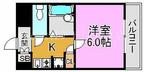 イマザキマンション エヌ・ワン【3階】の間取り