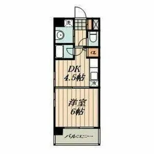 新栄アーバンハイツ【4階】の間取り