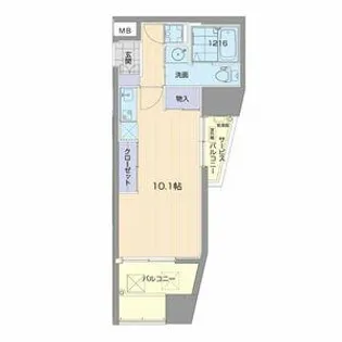 ライブコート千種【4階】の間取り