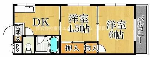 DO関目【5階】の間取り