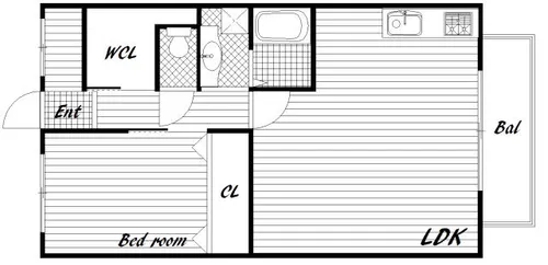 エード白川【5階】の間取り