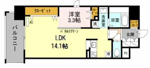 プリマクラッセ【9階】の間取り