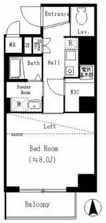 ネット内淡路町【12階】の間取り