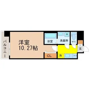 レジデンシア今池【11階】の間取り