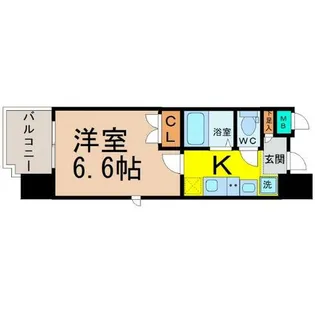 パルティール御器所【4階】の間取り