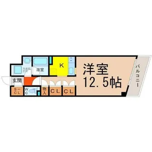 CORNES HOUSE NAGOYA(コーンズハウスナゴヤ)【8階】の間取り