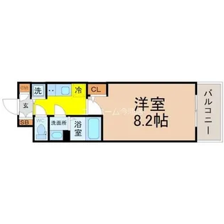 エスリード栄イーストスクエア【5階】の間取り