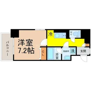 シェリール東桜【8階】の間取り