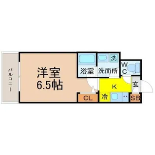 CAVANA新栄【5階】の間取り