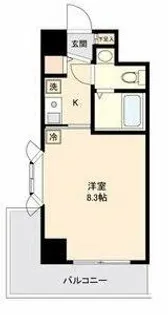 アーバンフラッツ新栄【3階】の間取り