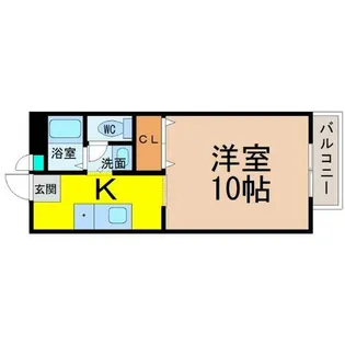 エトワール代官町【2階】の間取り