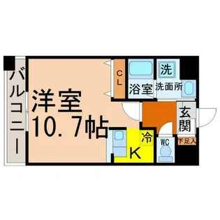 丹下キアーロ【6階】の間取り