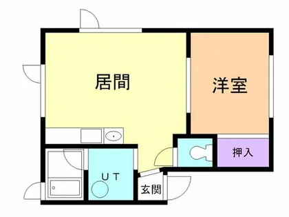 ポプラ若草【102号室】の間取り