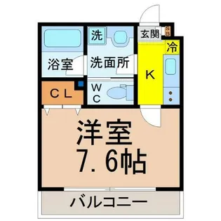 STEEDIII(スティードスリー)【4階】の間取り