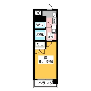岡地レジデンス月ヶ丘【1階】の間取り