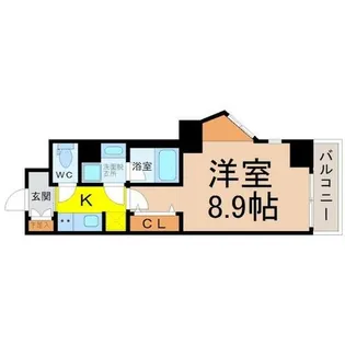 ブランシエスタ金山【7階】の間取り