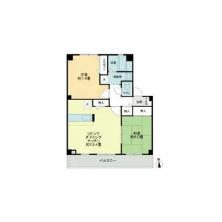 福岡県久留米市善導寺町飯田【アパート】の間取り