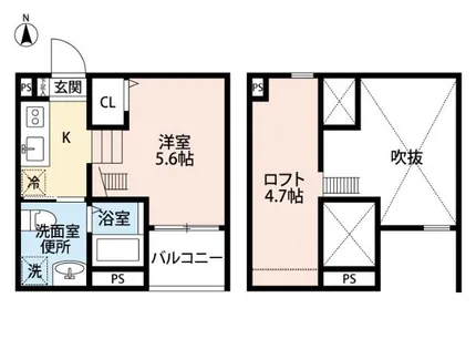 青空と光のルーチェ【1階】の間取り
