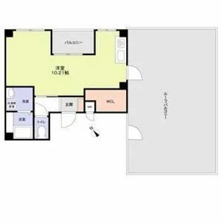 ヴィラペントハウス堺東【801号室】の間取り