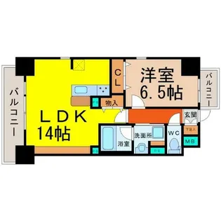 TwinOwls(ツインアウルズ)【4階】の間取り
