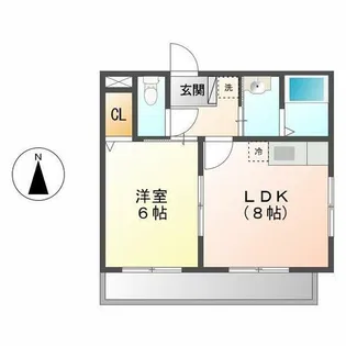 エクセルフルール【1階】の間取り