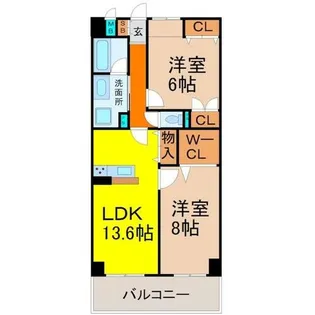 MYM千代田【4階】の間取り