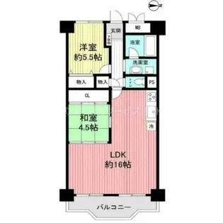 明石アーバンライフ【12階】の間取り