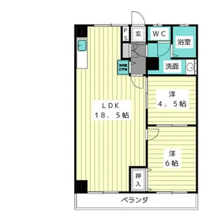 プリミエール平和ヶ丘【6階】の間取り