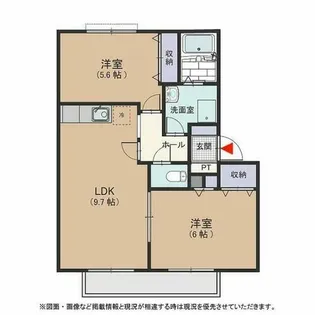 カーサMASAKI【1階】の間取り