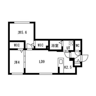 Blanc Clair【103号室】の間取り