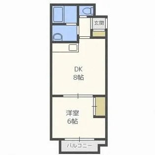 オーシ・ドマン【307号室】の間取り