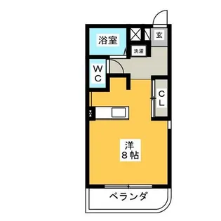 ピアチェーレ【3階】の間取り